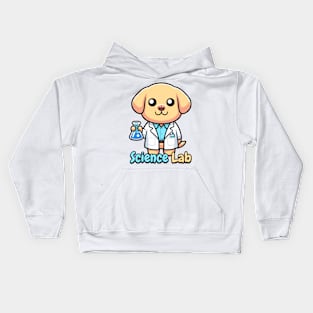 Science Lab Cute Science Dog Pun Kids Hoodie